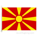 Mazedonien Nationalflagge 100% Polyester 90*150cm